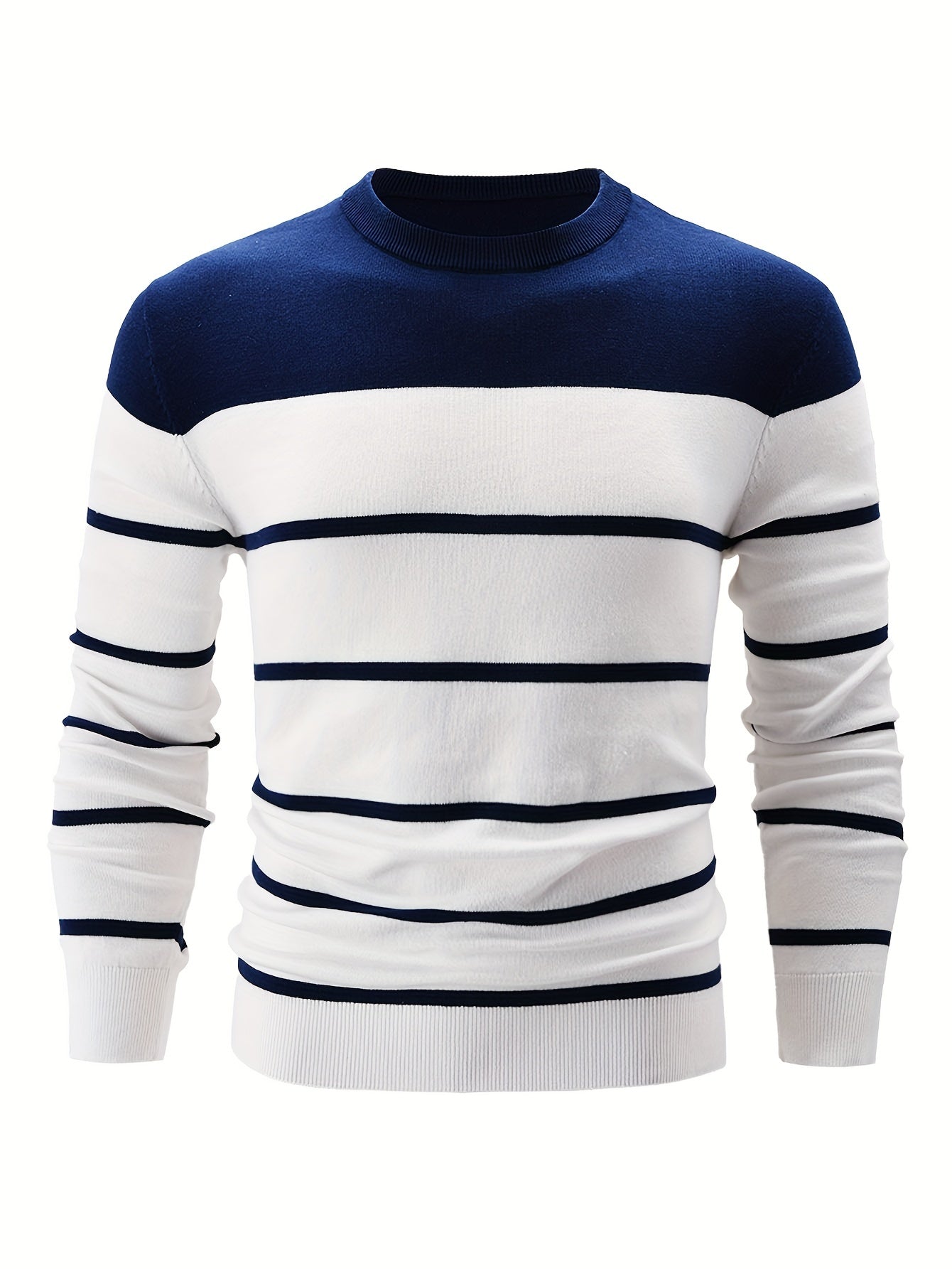 R&B | Gestreifter Pullover Baumwolle Klassisch und Komfortabel
