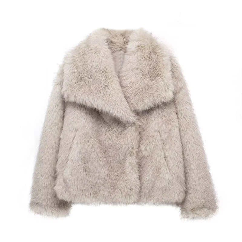 R&B | Kurze Jacke aus Kunstfell