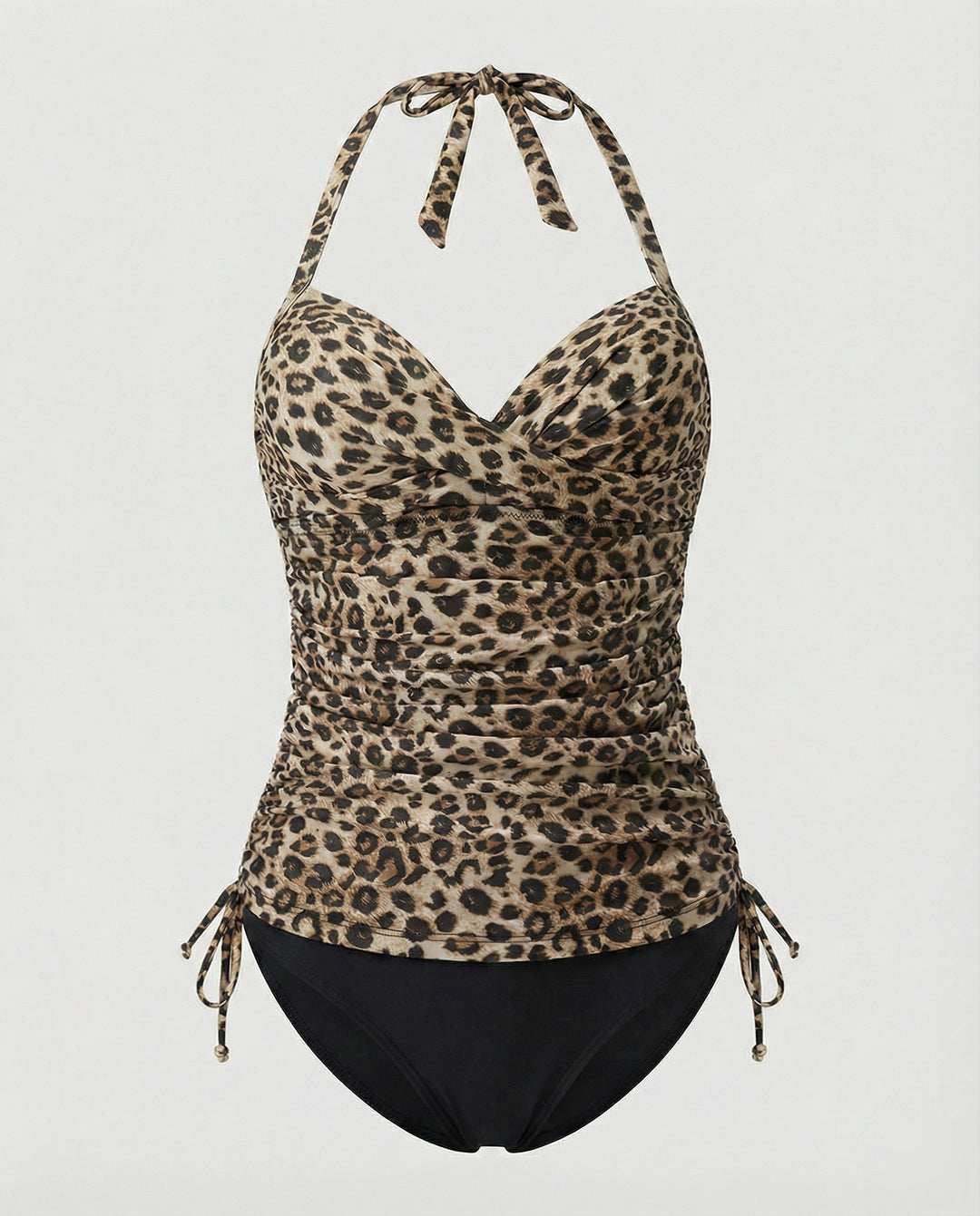 R&B | Tankini Von Byvera mit V-Ausschnitt Im Leopardenmuster