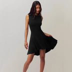 R&B | Ärmelloses Kleid mit Kragen