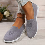 R&B | Einfarbige Gestrickte Sneaker Für Damen