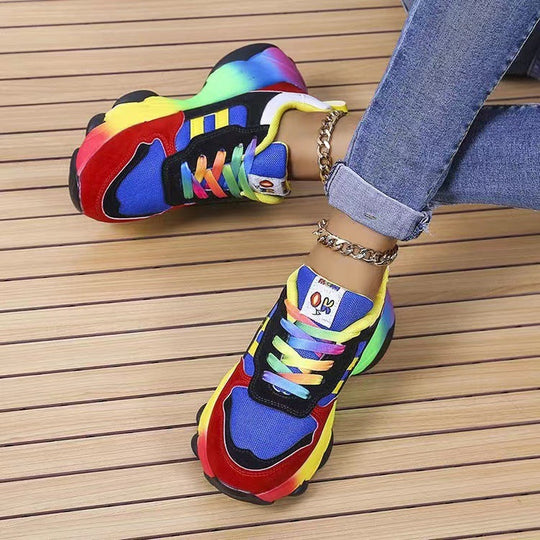 Atmungsaktive Schnür-Laufschuhe R&B
