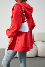 R&B | Lässiger Pullover cardigan mit Kapuze