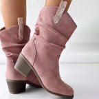 Vintage Dicke Absatzstiefel R&B