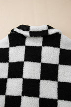 R&B | Gitter Sherpa Jacke Polyester Warm und Trendy Produktbeschreibung: