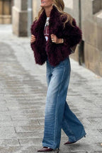 R&B | Fuchsia Hue Fleece Jacke