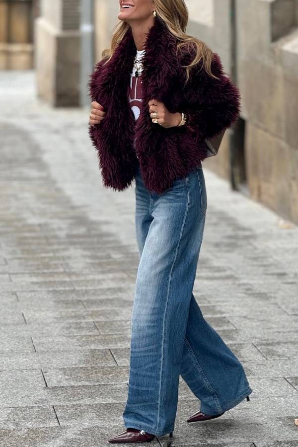 R&B | Fuchsia Hue Fleece Jacke