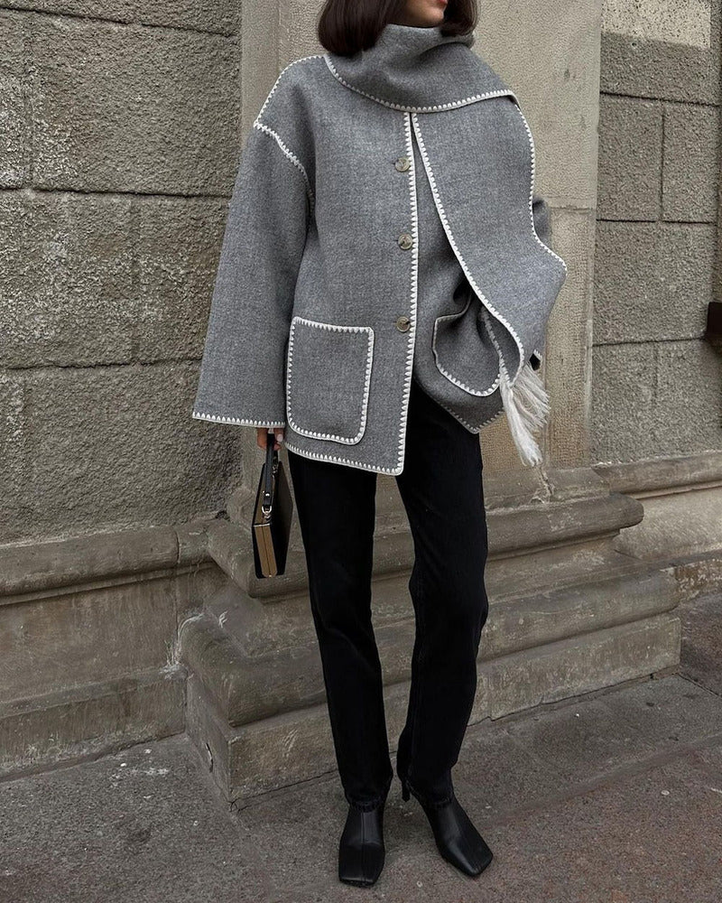 R&B | Hepburn-Stil Wollcape Mantel