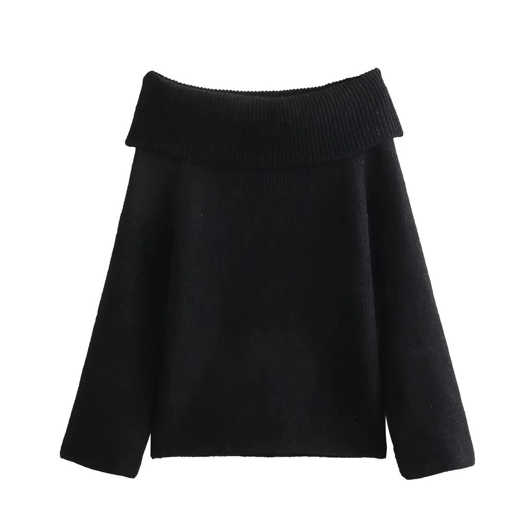 R&B | Off-Shoulder Damen Strickpullover