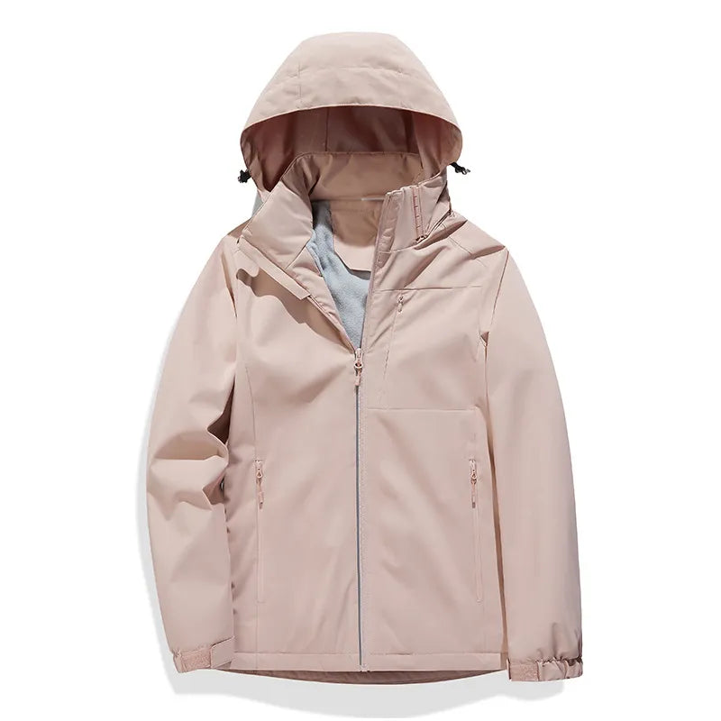 R&B | Wasserdichte Fleece-gefütterte Shell-Jacke