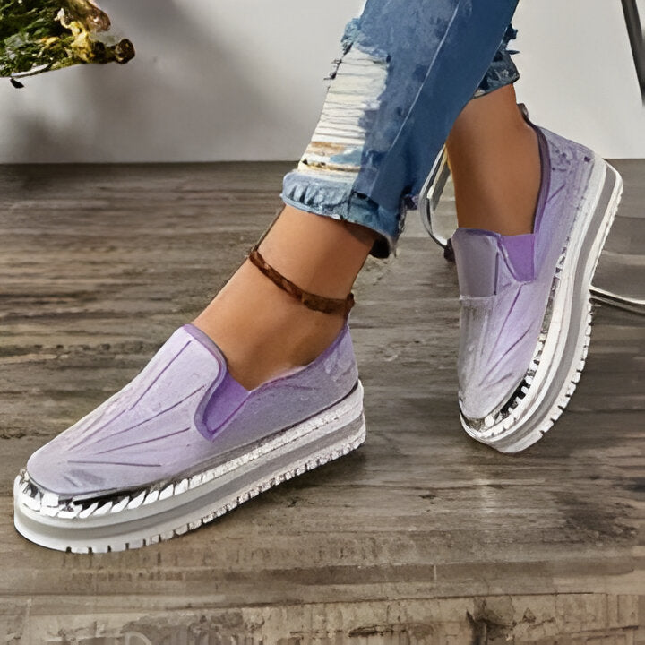 Bea | Elegante Damen Slipper mit funkelnden Strasssteinen R&B