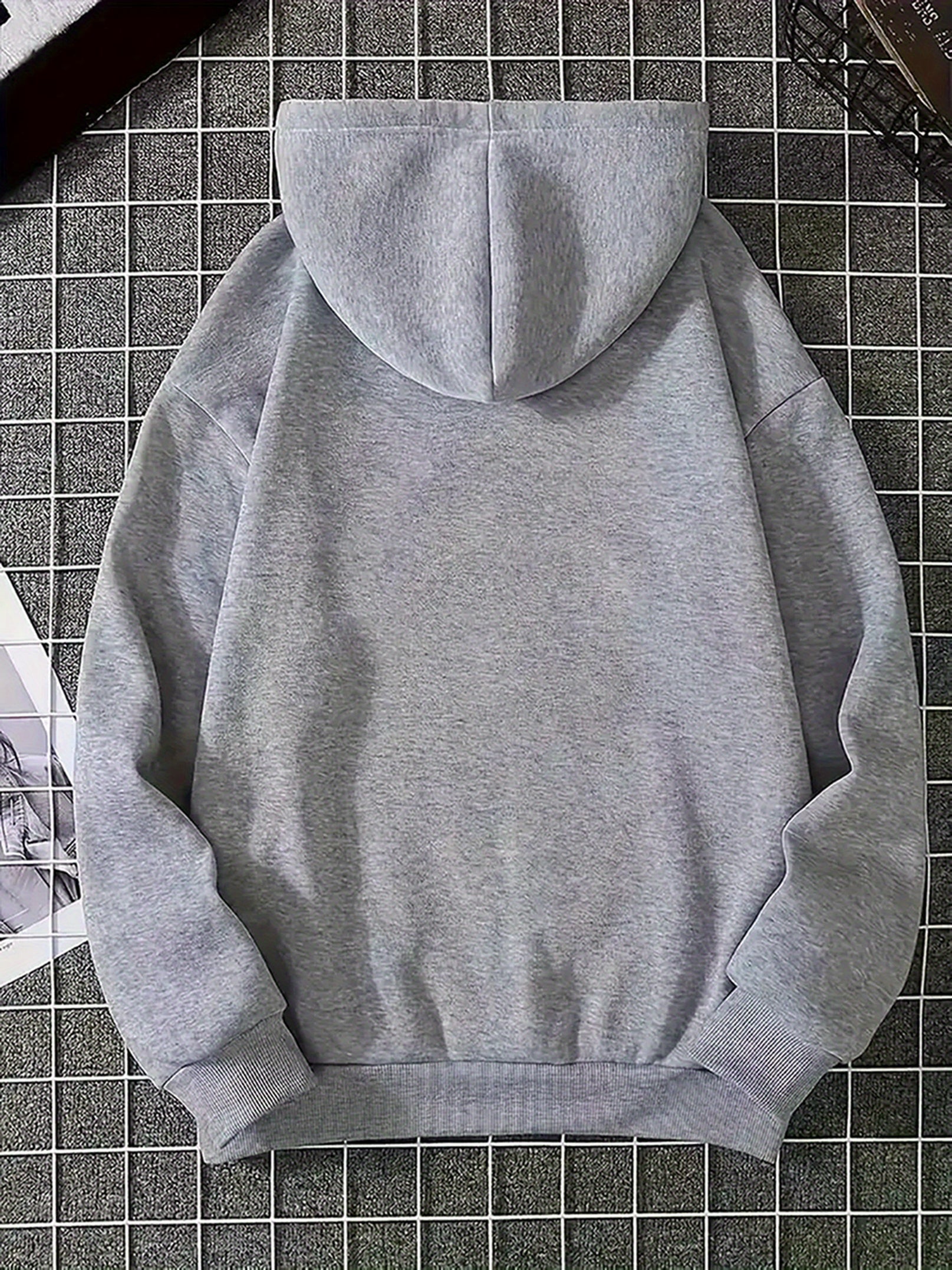 R&B | Kapuzenpullover mit Weihnachtsdruck Baumwolle Weihnachtsmann Design