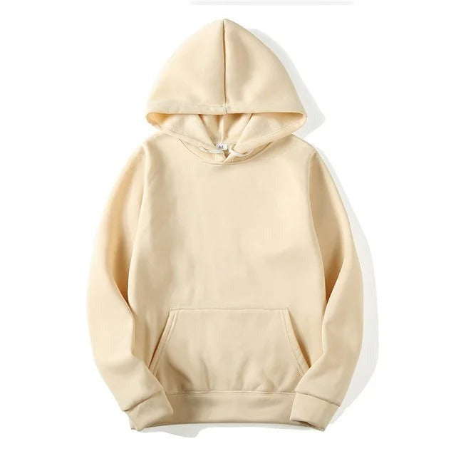 R&B | Unifarbener Kapuzenpullover Aus Baumwolle Für Frauen
