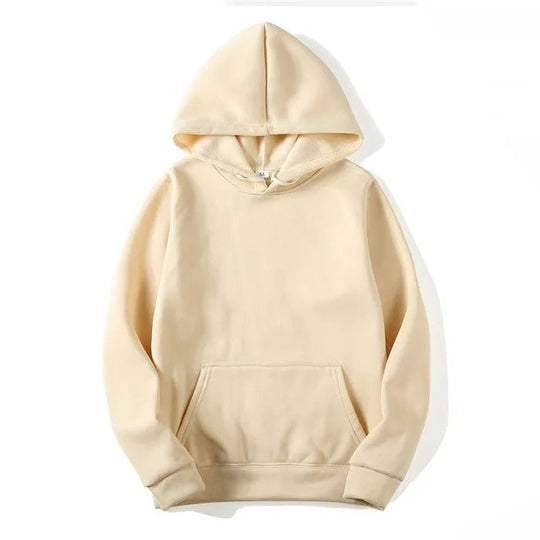 R&B | Unifarbener Kapuzenpullover Aus Baumwolle Für Frauen