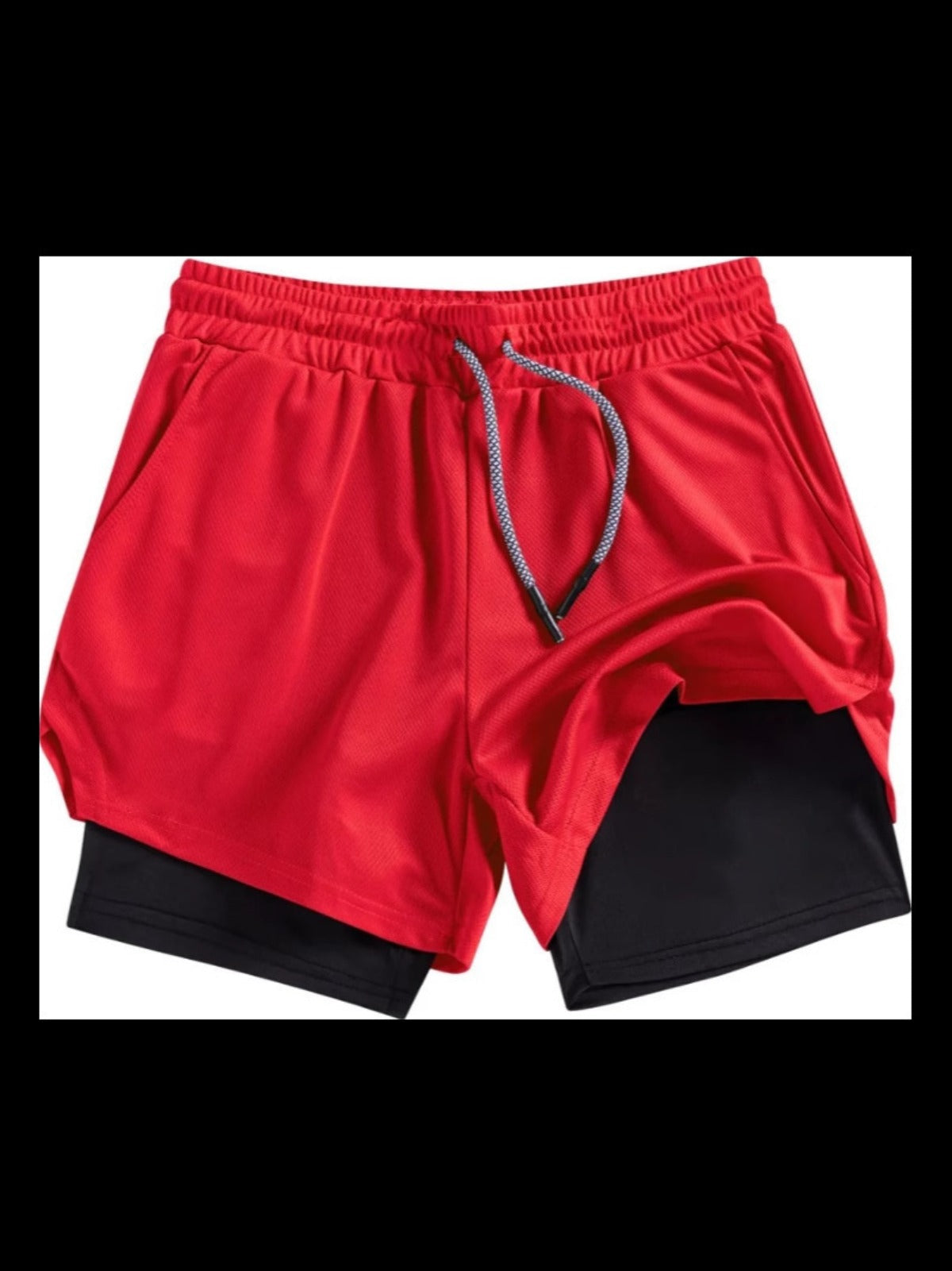 R&B | Atmungsaktive Doppel-Shorts für Männer