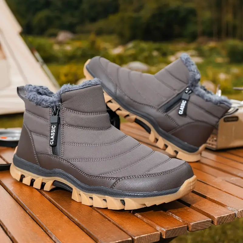 Herren Winter-Schneestiefel mit Fleecefutter R&B