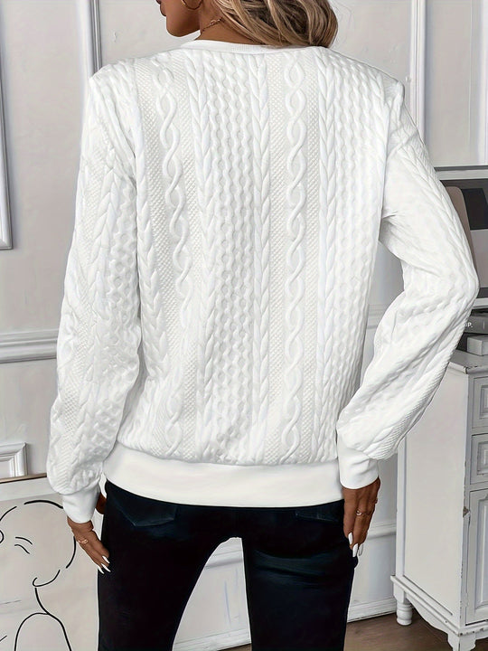 R&B | Eleganter Reißverschluss-Pullover für Komfort und Stil