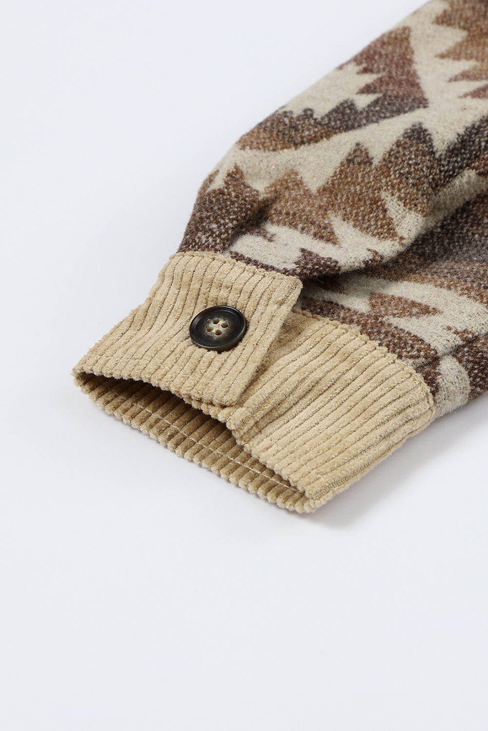 R&B | Aztek-muster Shirtjacke Baumwolle Komfort und Stil