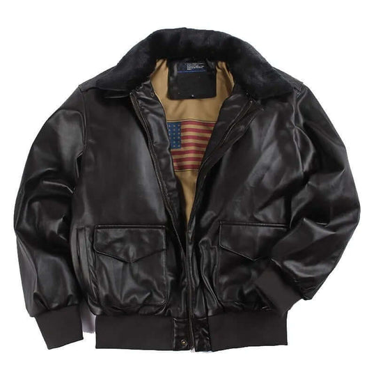 R&B | Herren Lederjacke mit praktischen Taschen