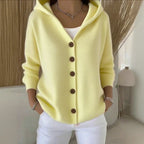 R&B | Damen Baumwollcardigan mit langen Ärmeln