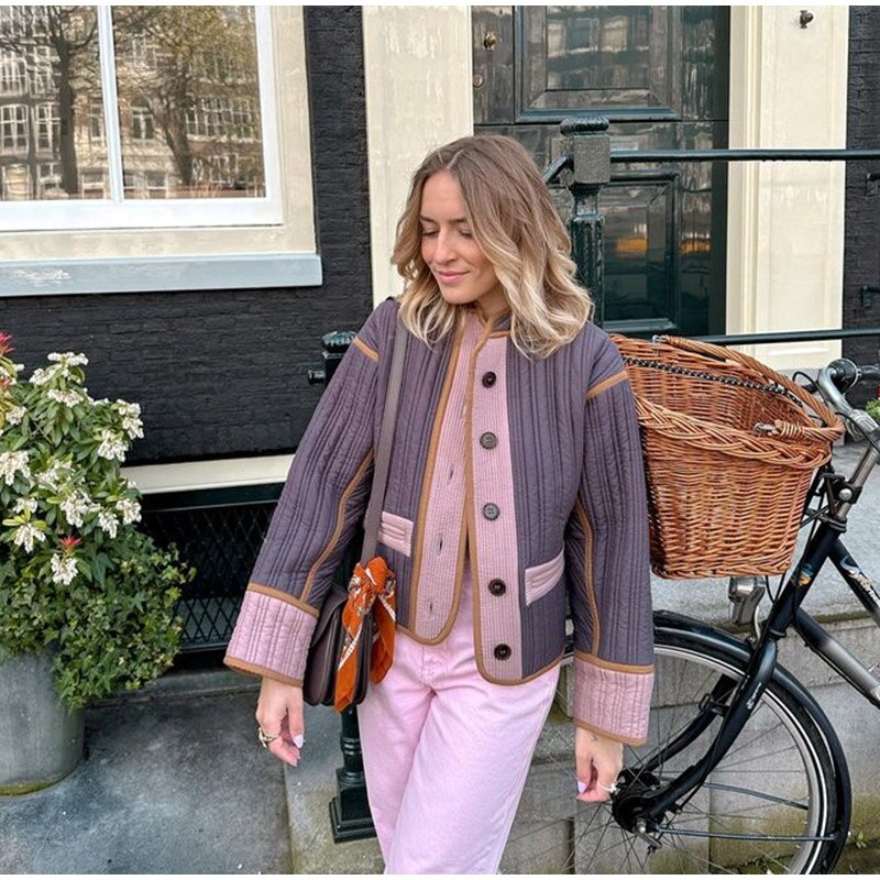 R&B | Übergangsjacke für Damen mit Knopfdetail