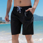 R&B | Schnell trocknende einfarbige Strandhosen-Shorts