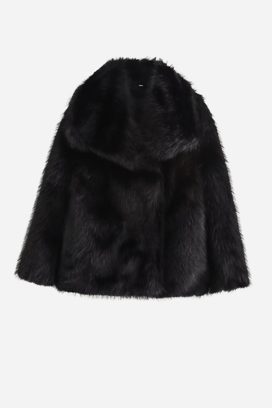 R&B | Faux-Fur-Schalkragenjacke