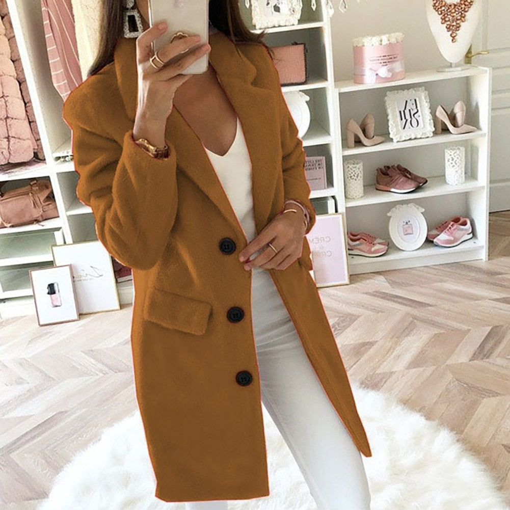 R&B | Lange warme und bequeme Jacke