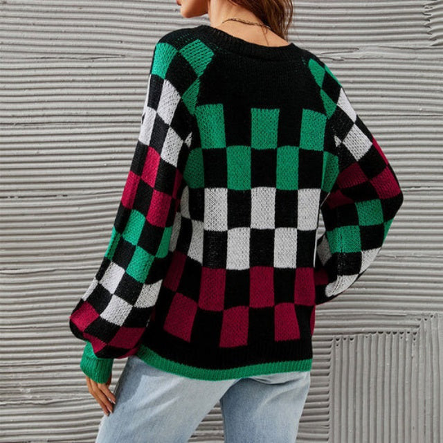 R&B | Pullover in Kontrastfarbe mit Modernem Schnitt