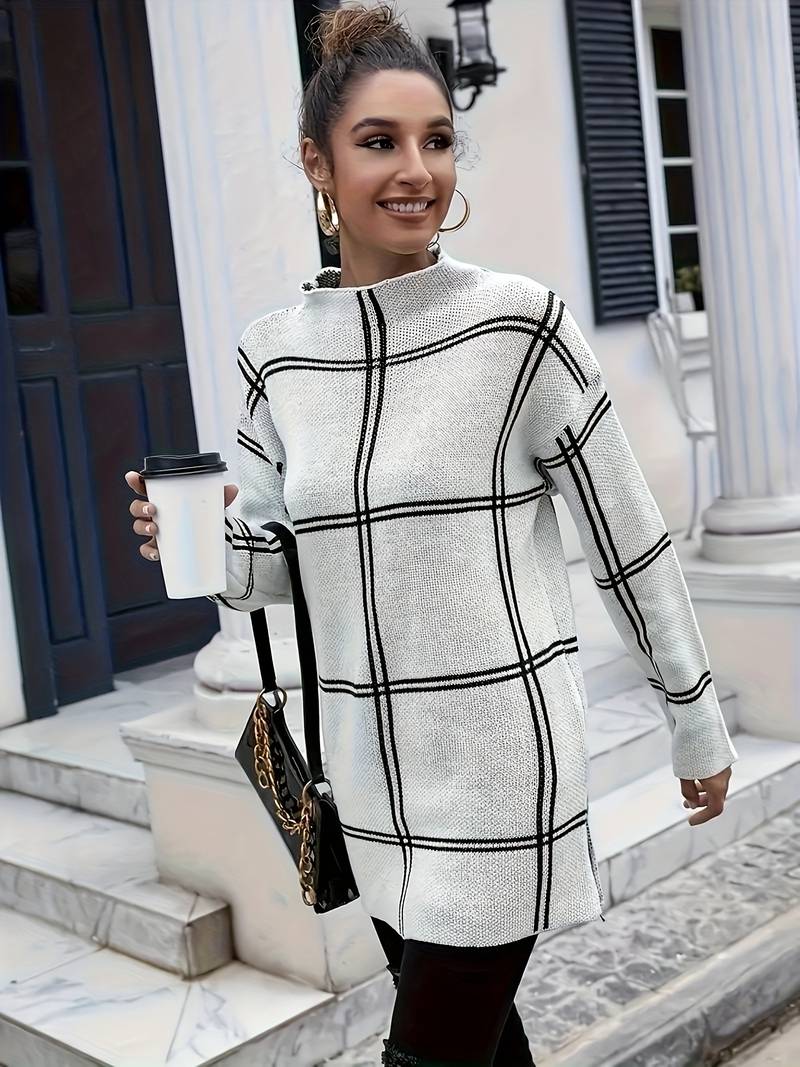 R&B | Kariertes Sweatshirt