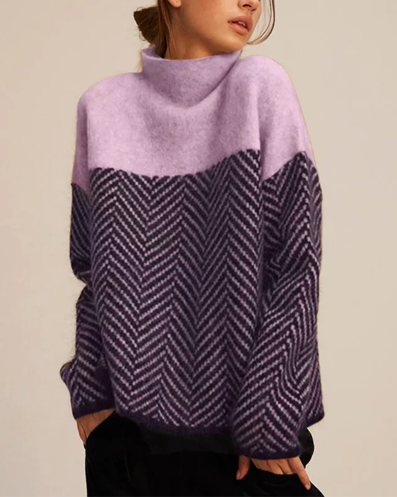 R&B | Baumwolle Rollkragen-Pullover