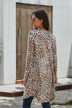 R&B | Bedruckter Offene Front Langarm Cardigan