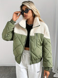 R&B | Zwischenjacke Lässiger Rundhals Lange Ärmel Herbst/winter