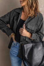 R&B | Casual Fleece Shirtjacke Weich und Warm Perfekt für Den Alltag