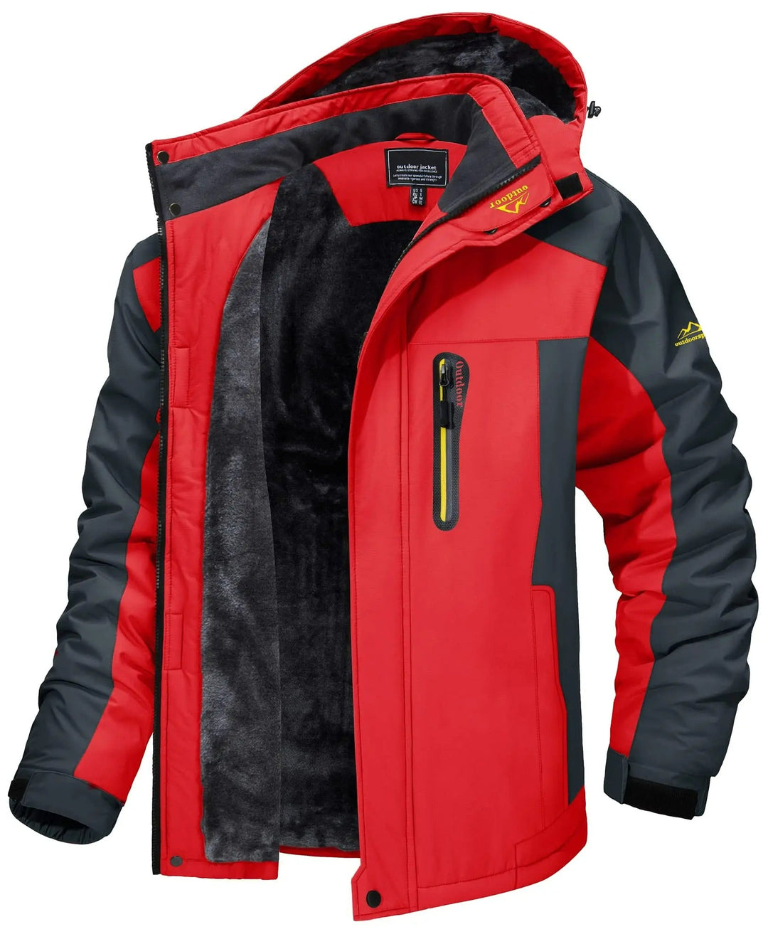 R&B | Wasserdichte Jacke mit Fleece-Futter