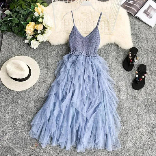 R&B | Kleid Aus Netzschlaufe