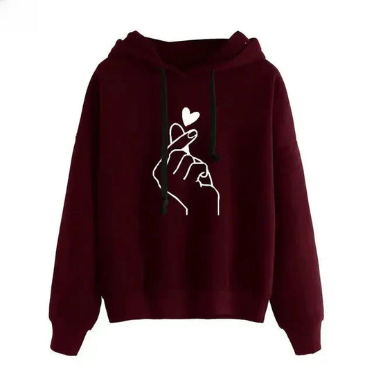 R&B | Casual Hoodie mit Grafischem Druck Baumwollmischung Weich und Komfortabel