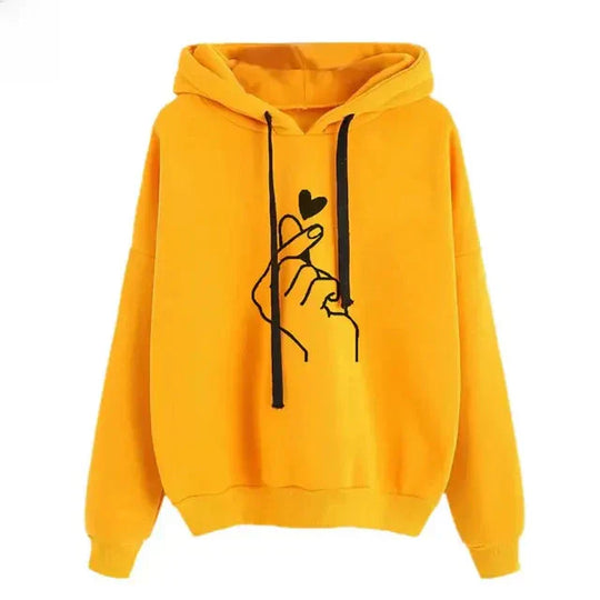 R&B | Casual Hoodie mit Grafischem Druck Baumwollmischung Weich und Komfortabel