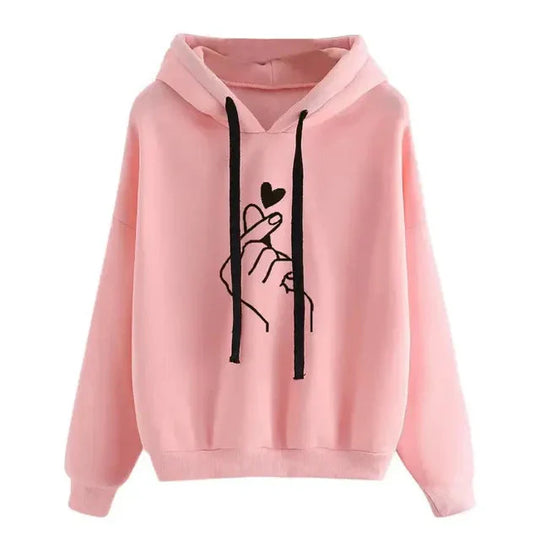 R&B | Casual Hoodie mit Grafischem Druck Baumwollmischung Weich und Komfortabel