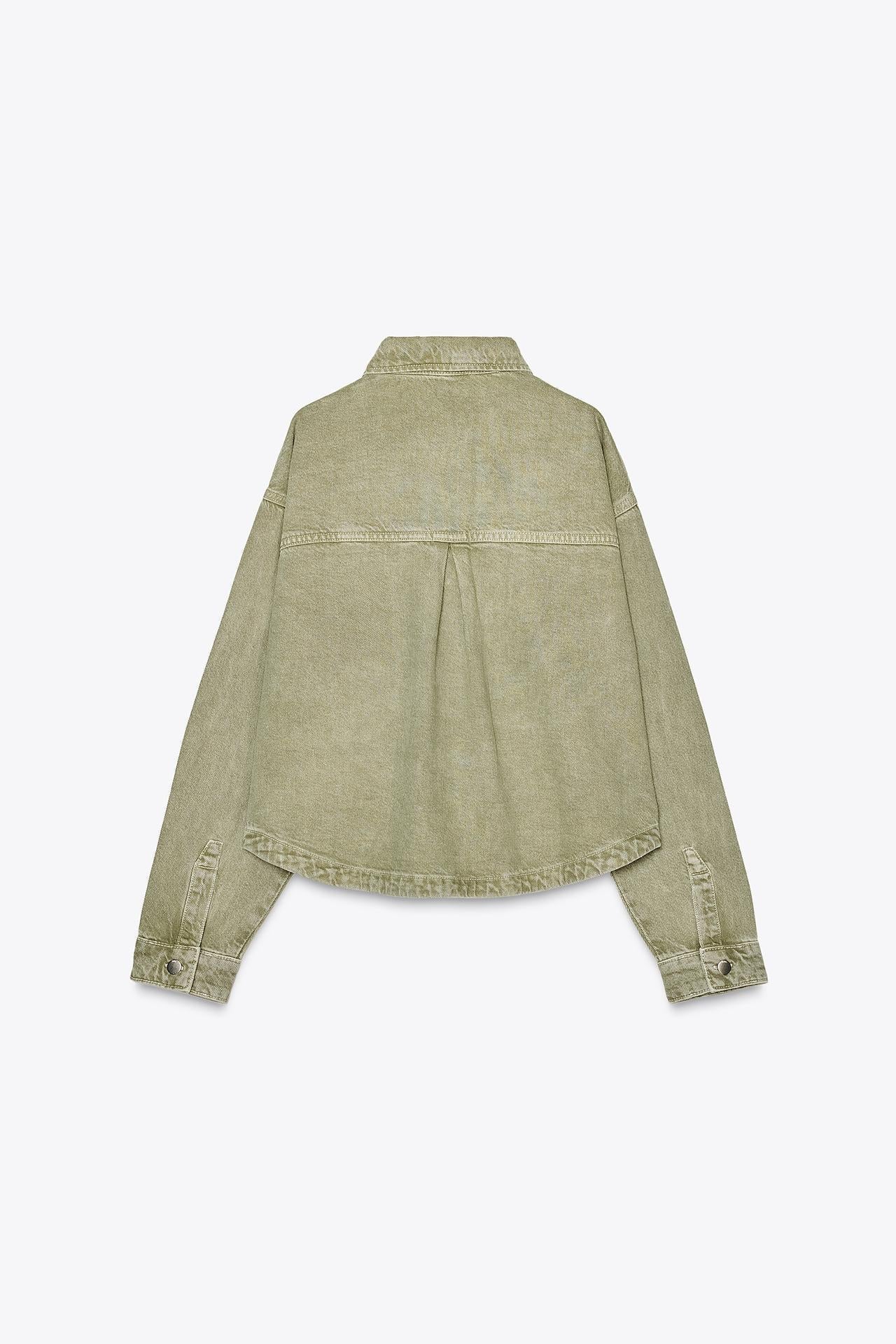 R&B | Klassische Khaki Denim-Jacke für Den Alltag