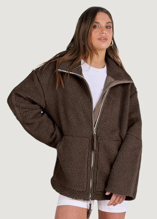 R&B | Fleecejacke Creme