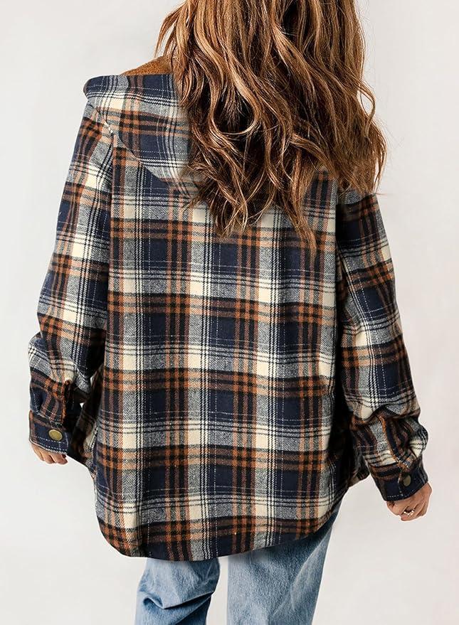 R&B | Kariertes Futter Hemdjacke