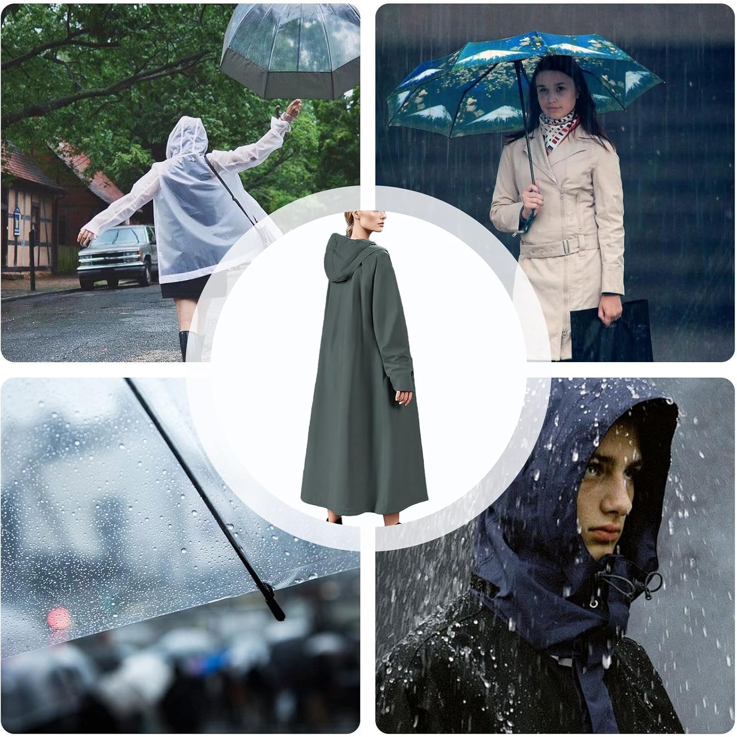 R&B | Langer Regenmantel