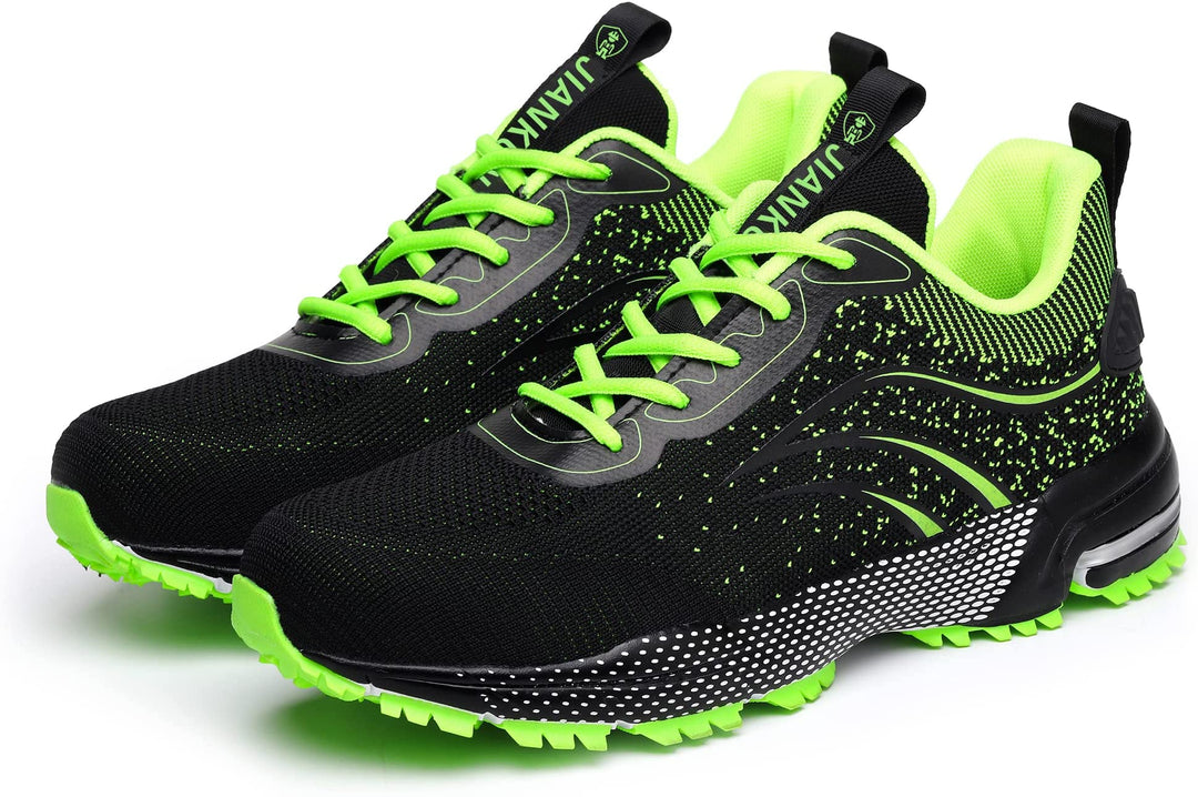 Leicht Sicherheitsschuhe Herren Damen Arbeitsschuhe Atmungsaktiv Schutzschuhe Stahlkappe Sportlich Sneaker R&B