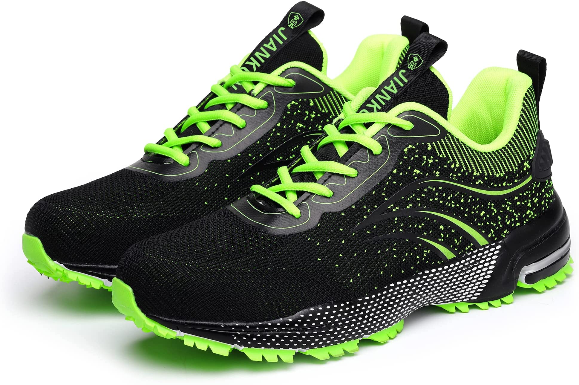 Leicht Sicherheitsschuhe Herren Damen Arbeitsschuhe Atmungsaktiv Schutzschuhe Stahlkappe Sportlich Sneaker R&B