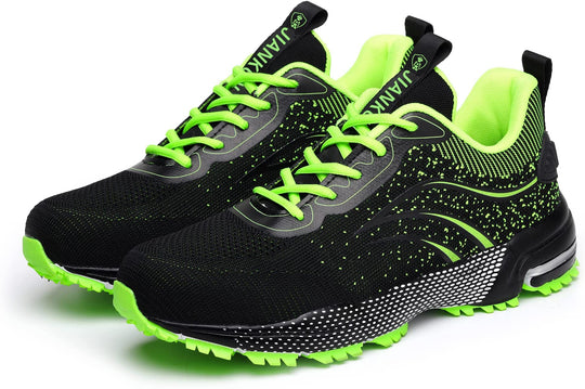 Leicht Sicherheitsschuhe Herren Damen Arbeitsschuhe Atmungsaktiv Schutzschuhe Stahlkappe Sportlich Sneaker R&B