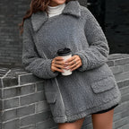 R&B | Weich gefütterte Damen Fleecejacke mit Reißverschluss