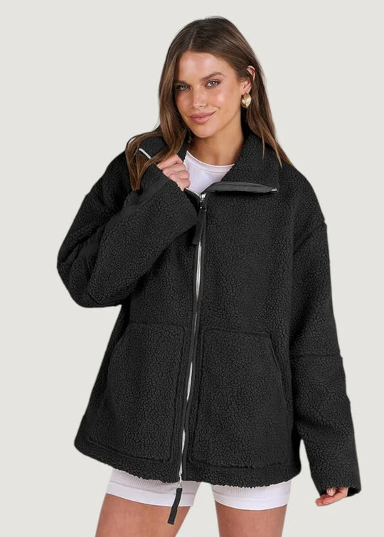 R&B | Fleecejacke Creme