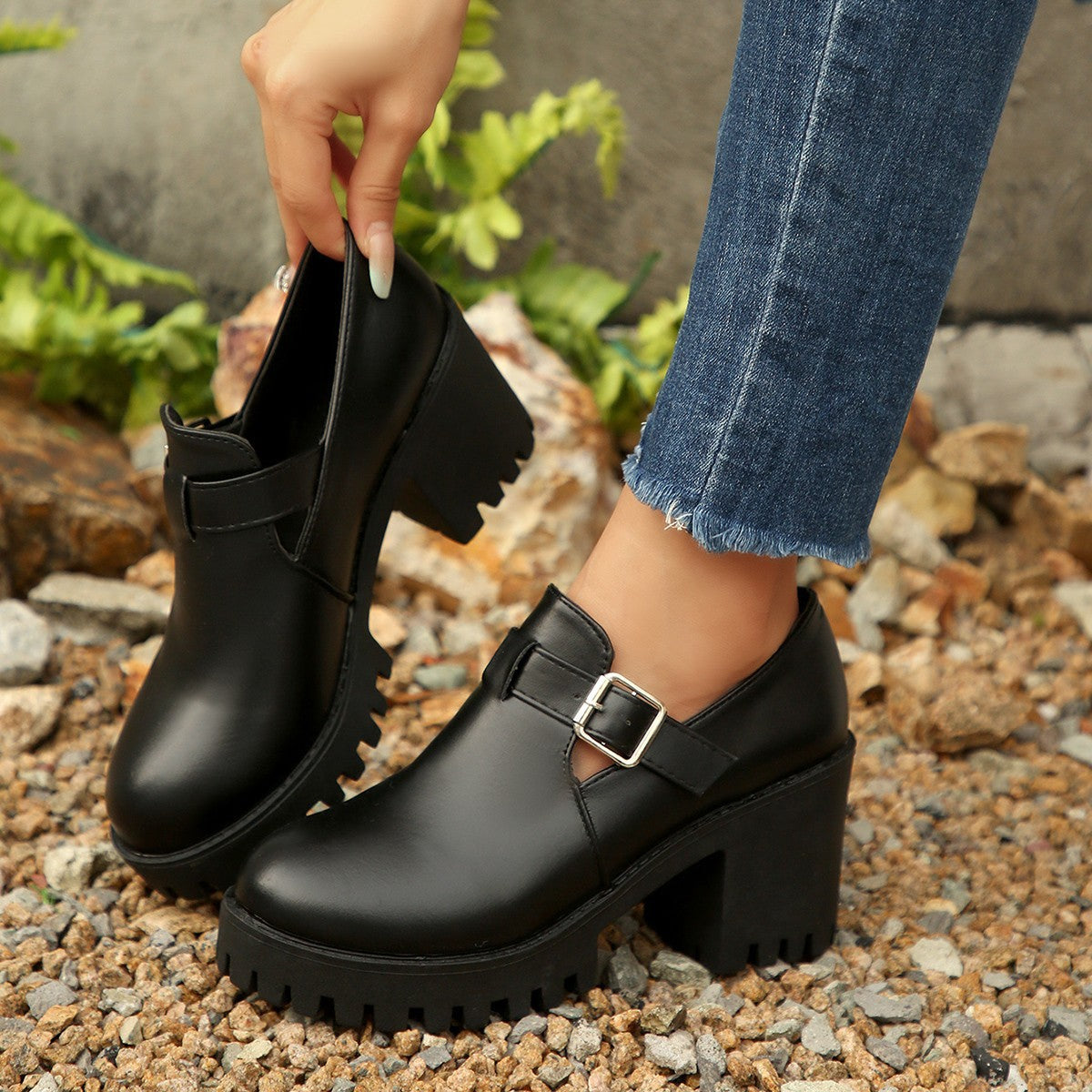 Modische Ankle Boots mit Blockabsatz R&B R&B
