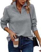 R&B | Herbstlicher Grauer Pullover